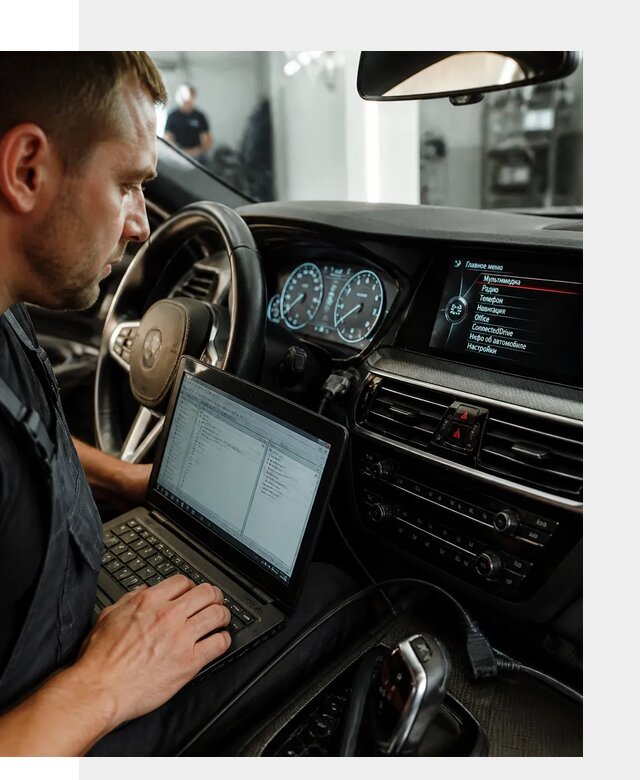 Русификация приборной панели BMW для авто в Калуге от компании