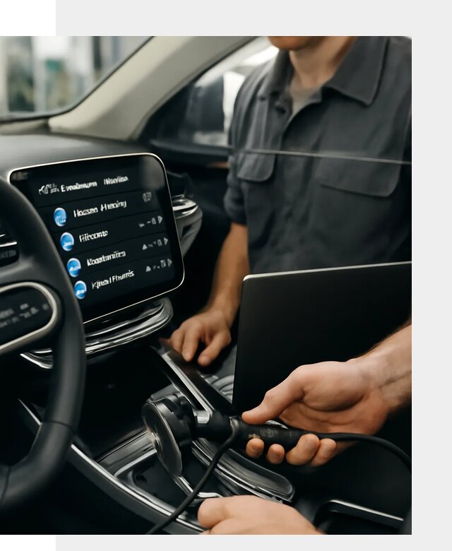 Установка приложений Geely для мультимедиа автомобиля в Калуге