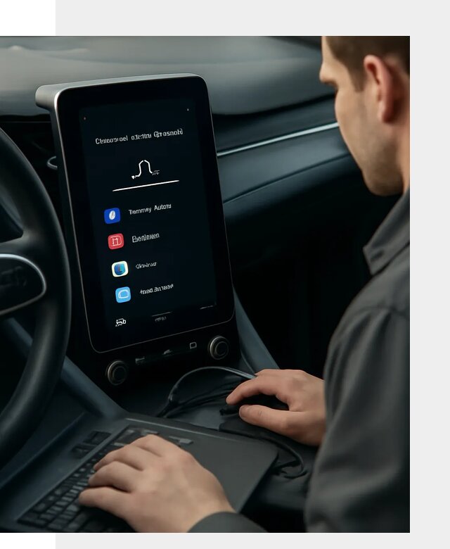 Установка приложений Lynk Co на автомобиль в Калуге